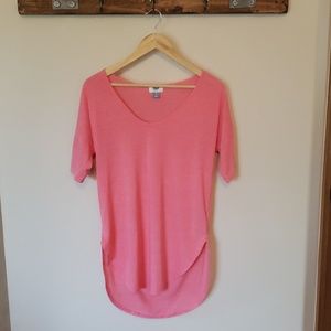 Old Navy Boyfriend Short Sleeved Pink Tee